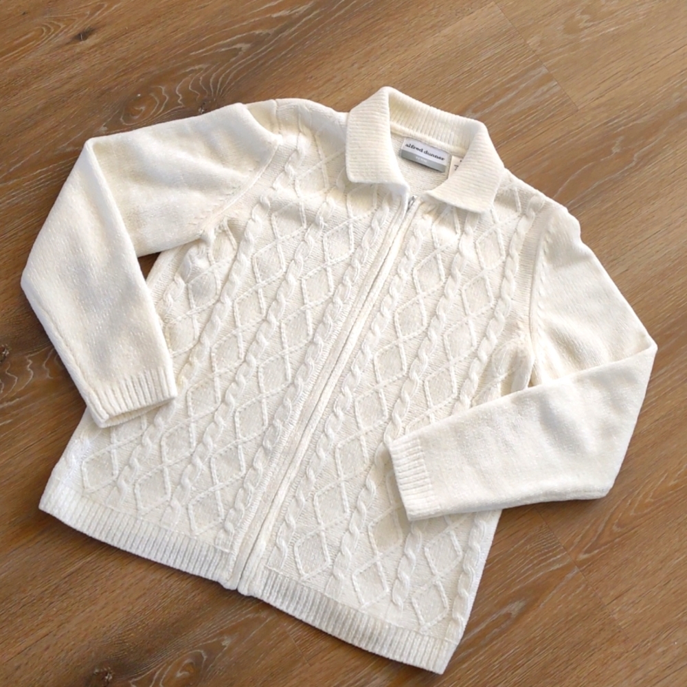 NWOT Alfred Dunner Sweater Jacket